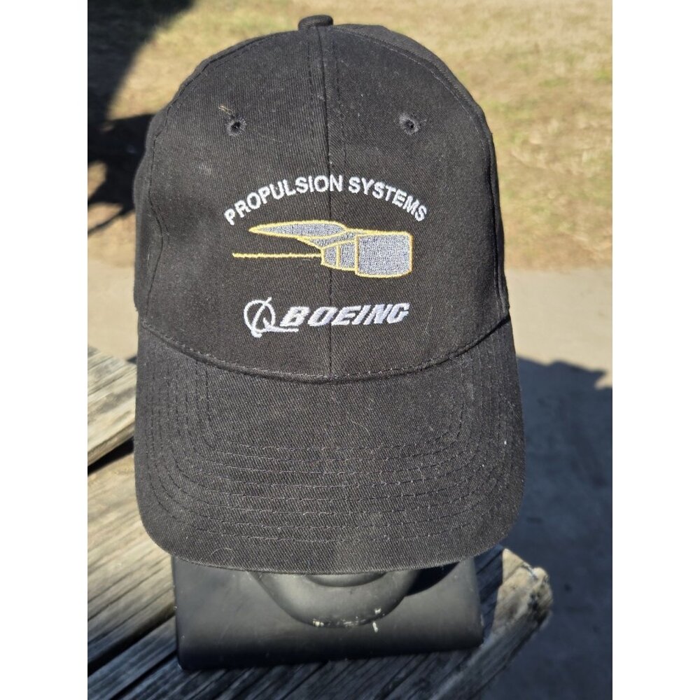 New Black Propulsion Systems Boeing‎ Aircraft Adjustable strap back Cap hat